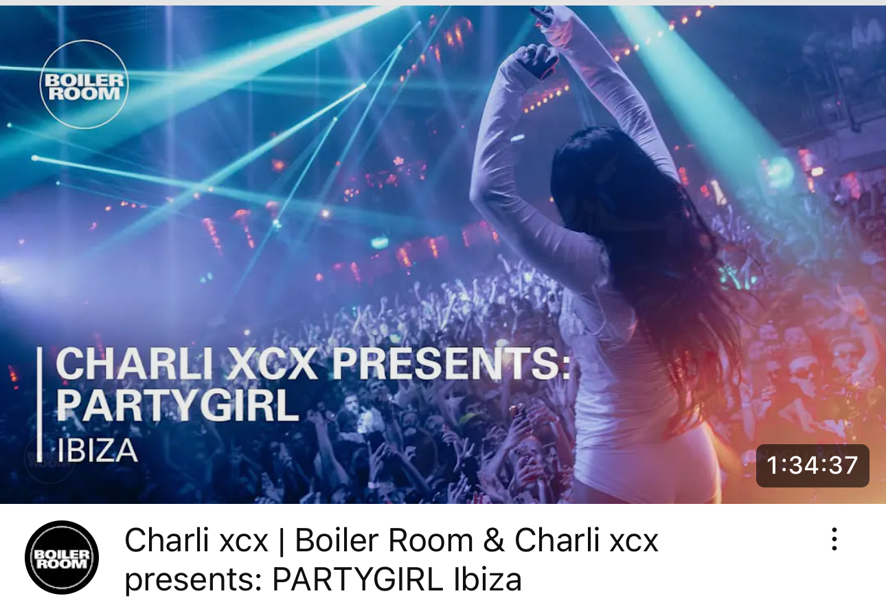 Boiler room and Charli XCX present: Partygirl Ibiza